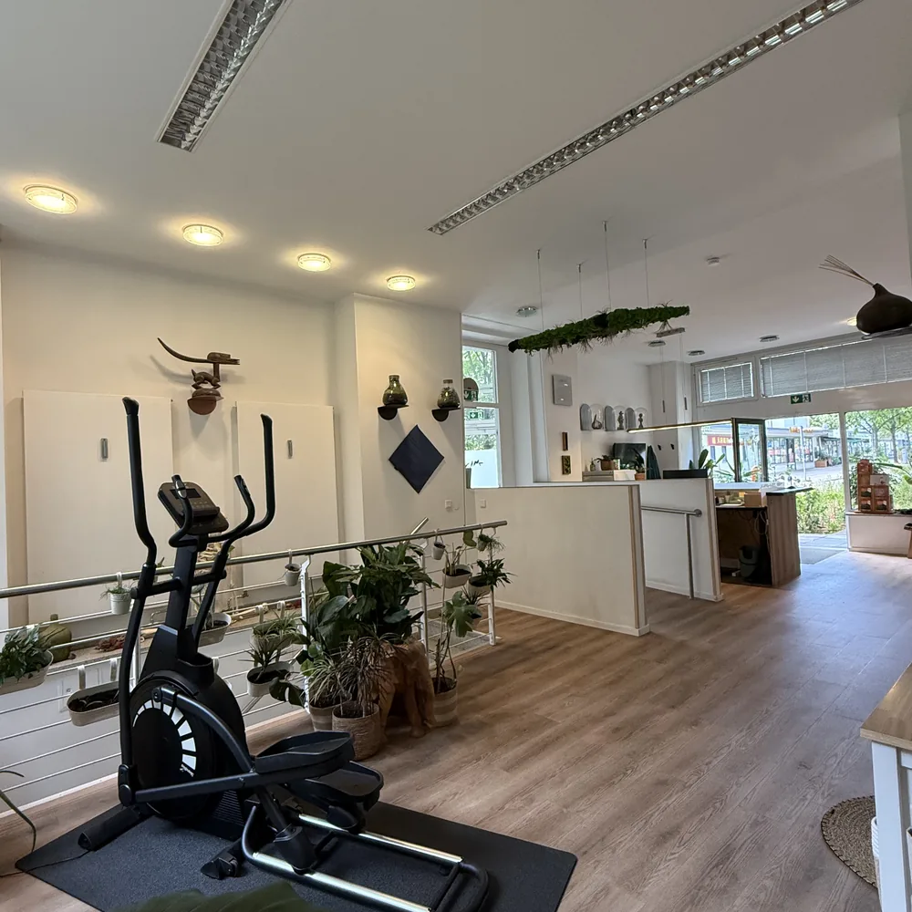 Trainingsfläche mit professionellem Equipment
